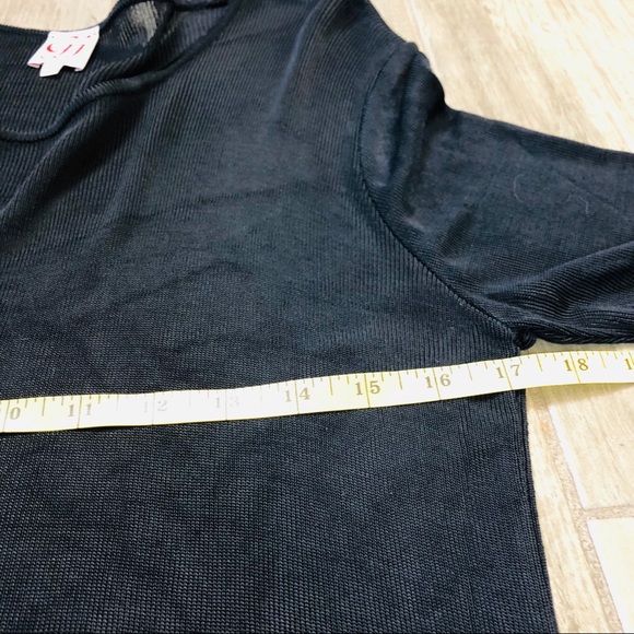 Vintage gaston jaunet black sweater 1960's-1970’s - Picture 13 of 16